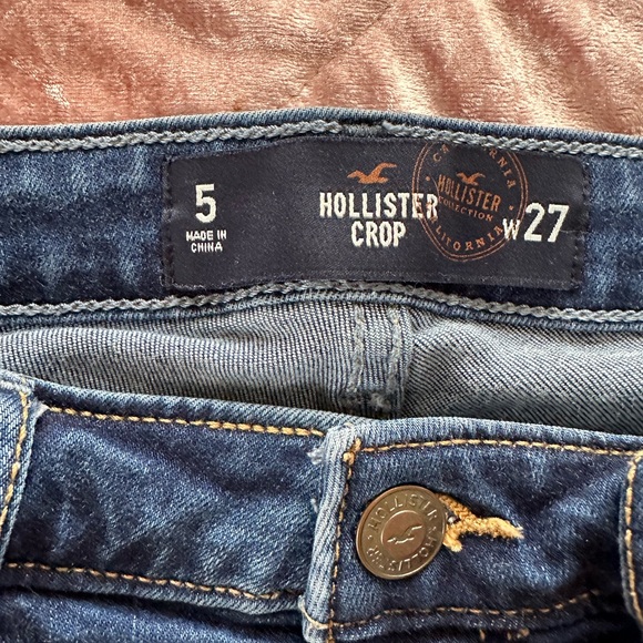 Hollister Dark Blue Ankle Jeans - Picture 3 of 4
